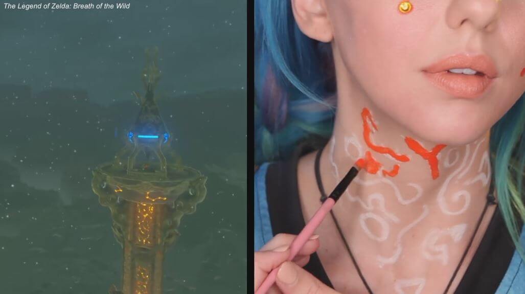 Makeup tutorial for Zelda Breath of the Wild Cosplay SheCos Blog