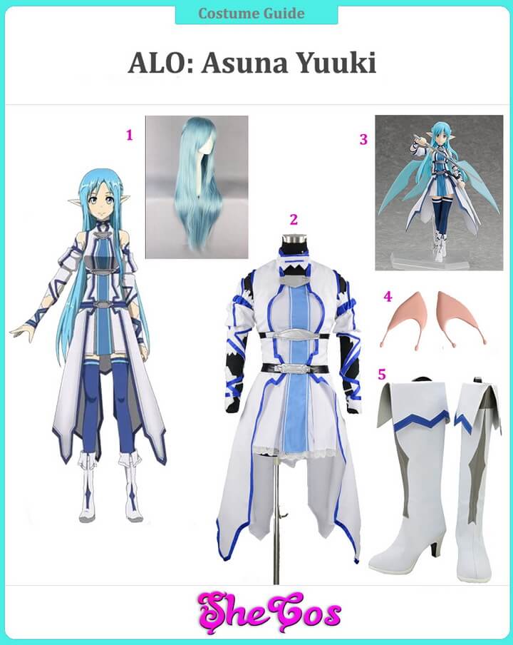  ALfheim Online Asuna Cosplay Guide