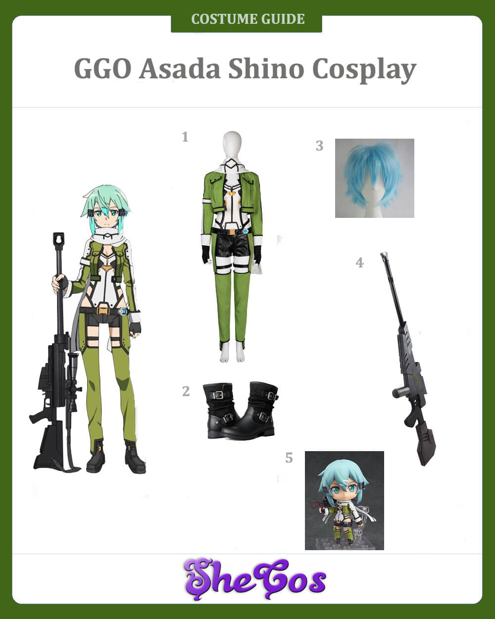 GGO Asada Shino Cosplay Guide
