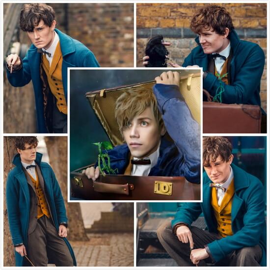 Newt Scamander from Fantastic Beasts and Where to Find Them Cosplayers