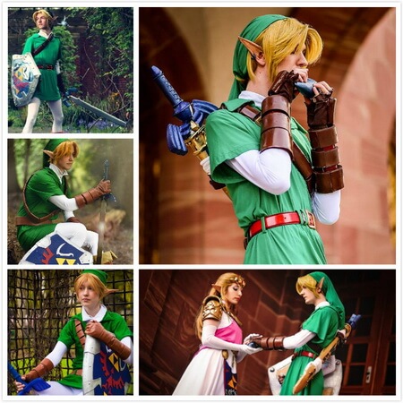 Zelda Ocarina of Time Dress Cosplay 