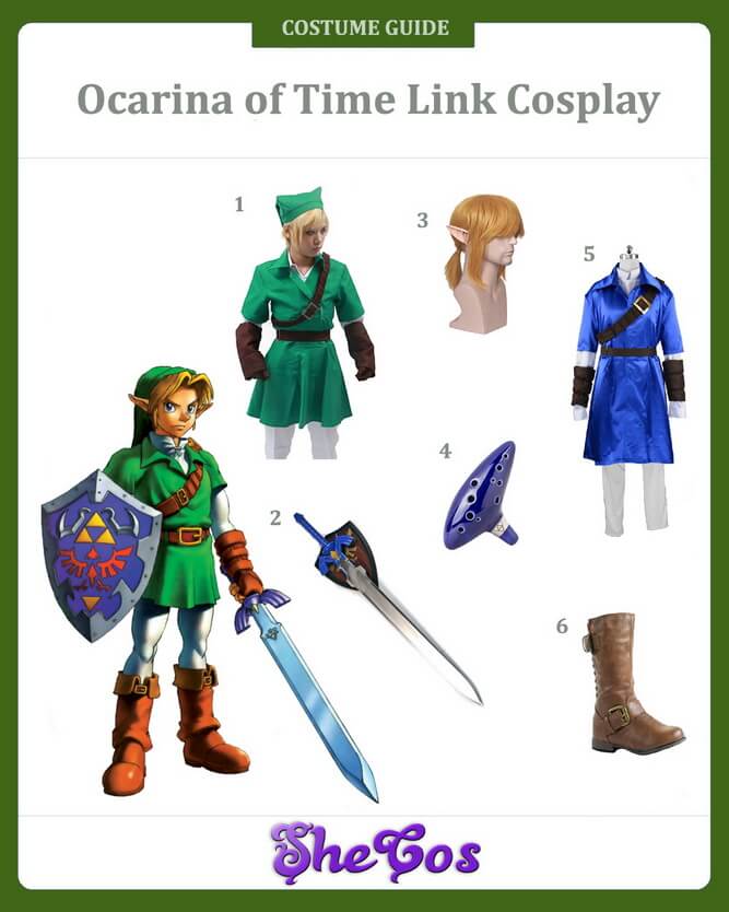 ocarina of time link cosplay guide