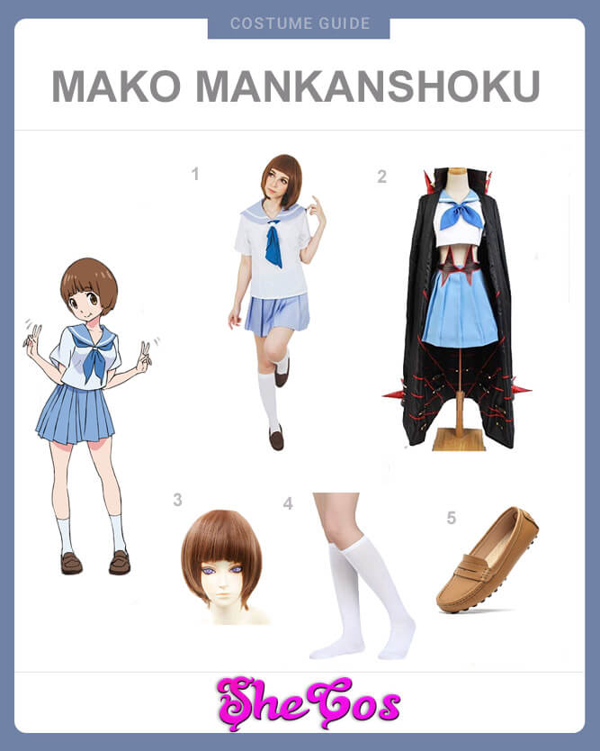 Mako Mankanshoku costume guide Mako Mankanshoku costume guide