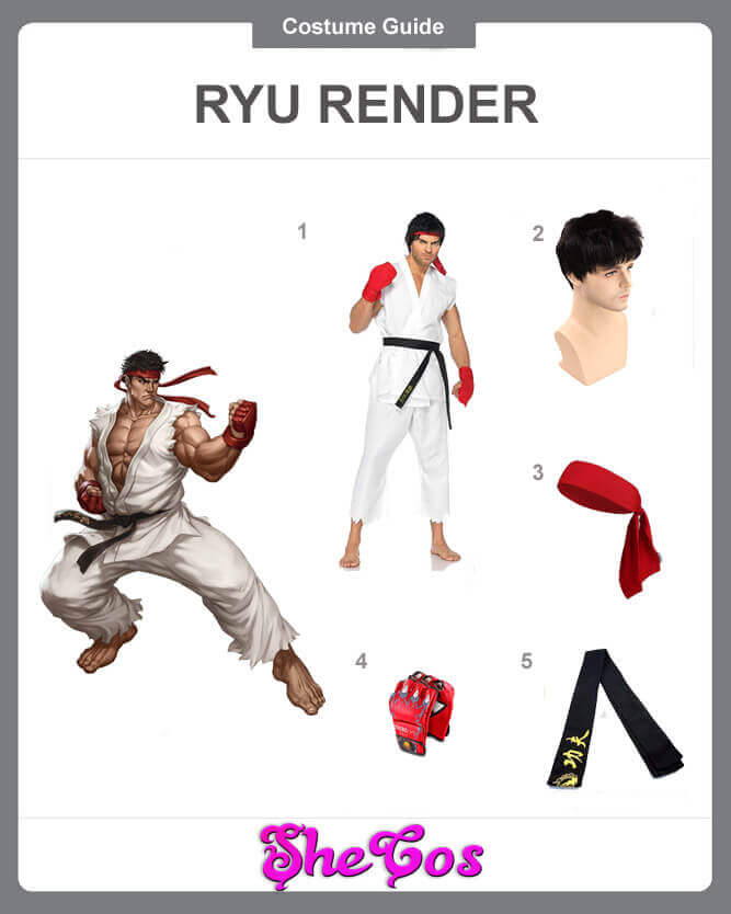 Dress Like Ryu Costume  Halloween and Cosplay Guides