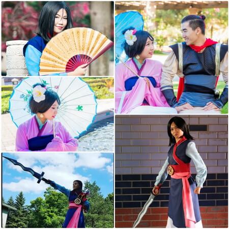 mulan dress up costume