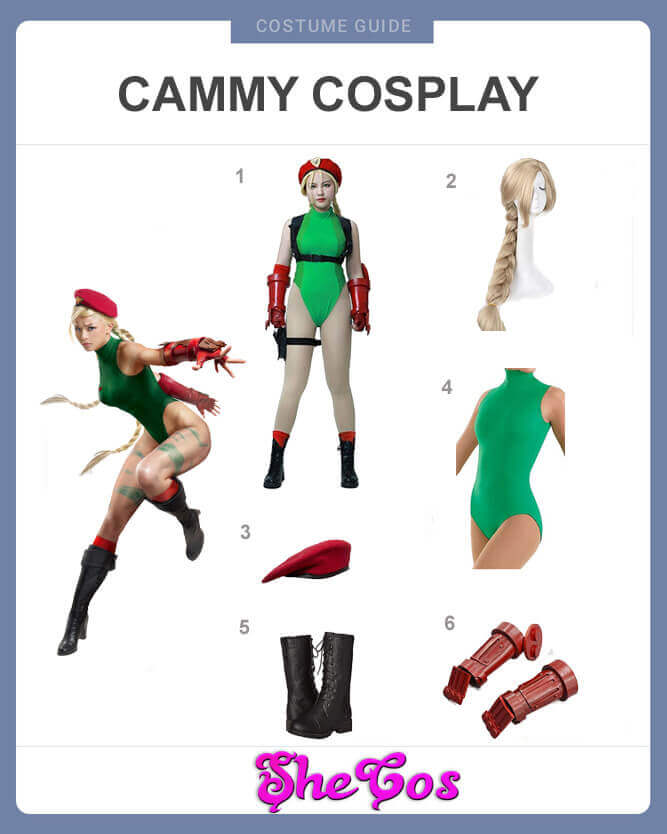 Street Fighter VI 6 Cammy Classic Costume Cosplay Costume