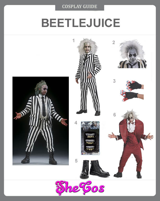 Beetlejuice costume guide Beetlejuice costume guide