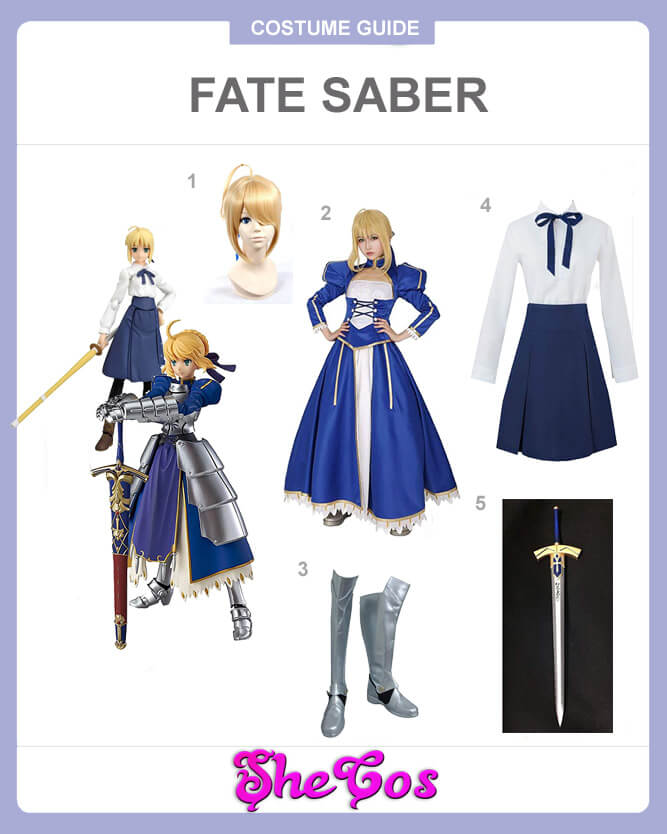 Fate stay night saber cosplay guide