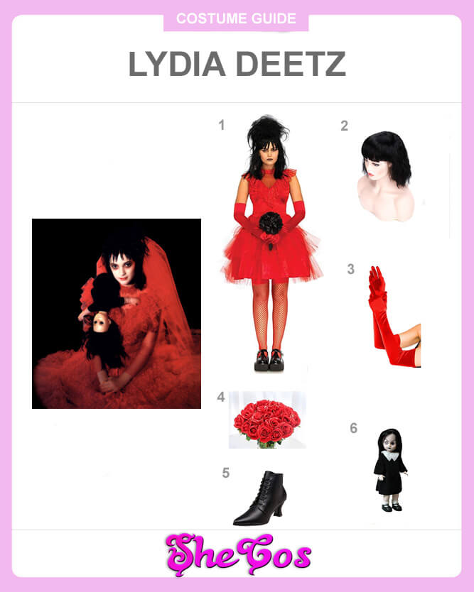Lydia Deetz wedding dress cosplay guide