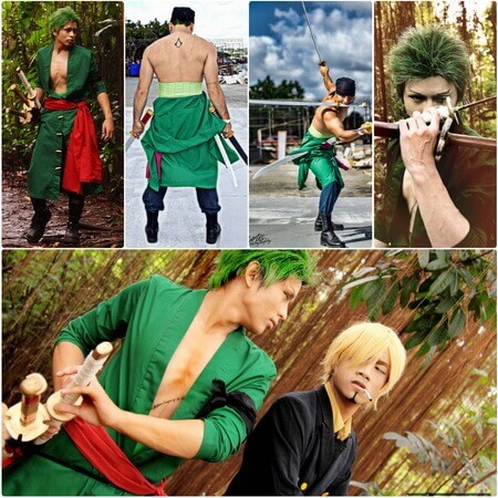 best one piece Roronoa Zoro cosplay