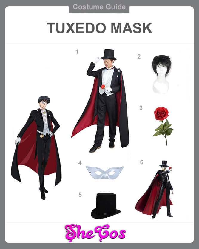 Tuxedo Mask cosplay guide. 