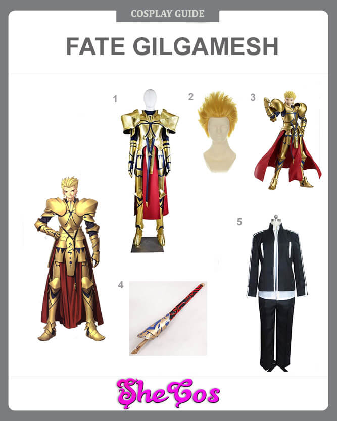 gilgamesh cosplay guide fate stay night gilgamesh cosplay guide
