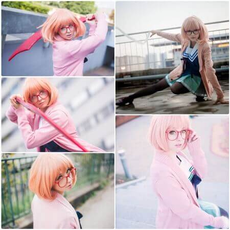 Beyond the Boundary Kyokai no Kanata Kuriyama Mirai Cosplay Costume