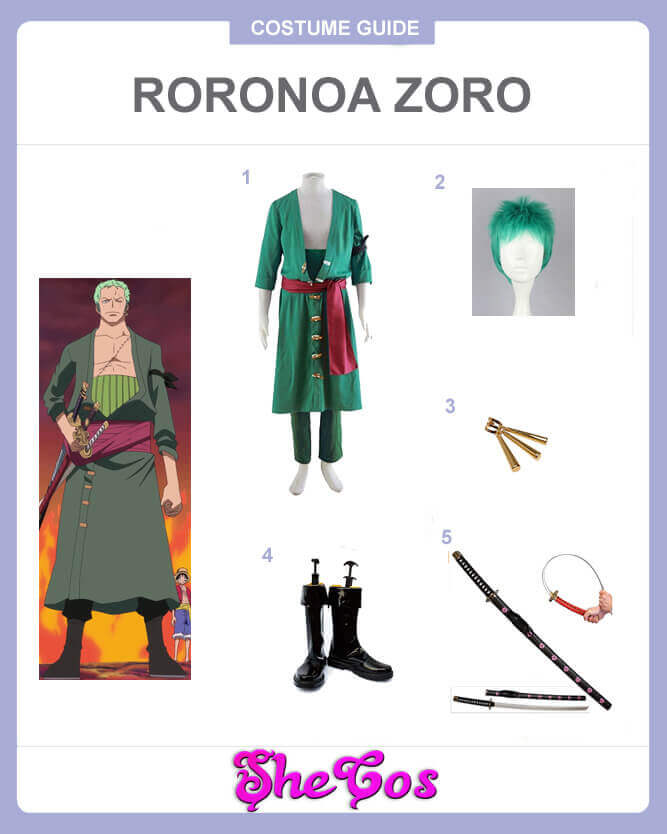 one piece roronoa zoro cosplay guide