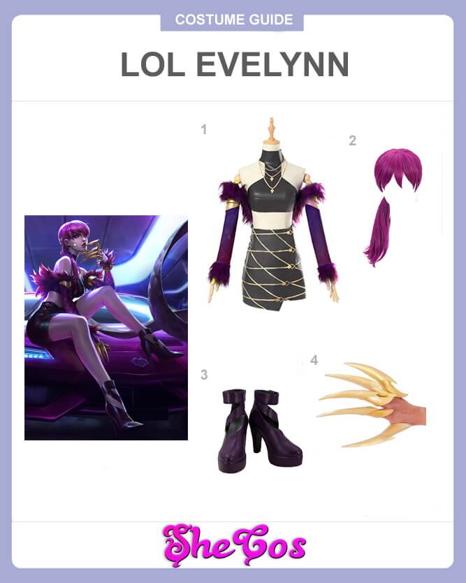 LOL evelynn cosplay guide