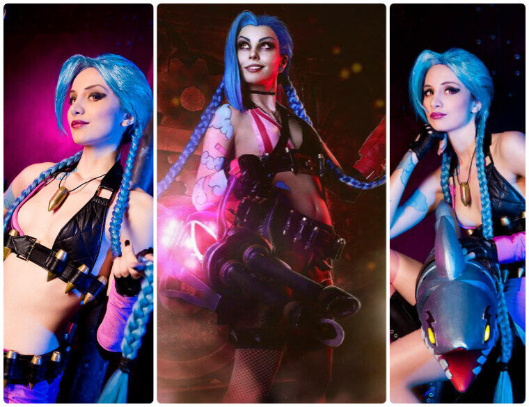 jinx cosplay league of legends