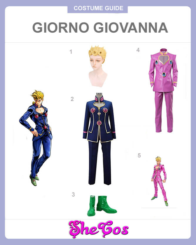 giorno giovanna cosplay guide