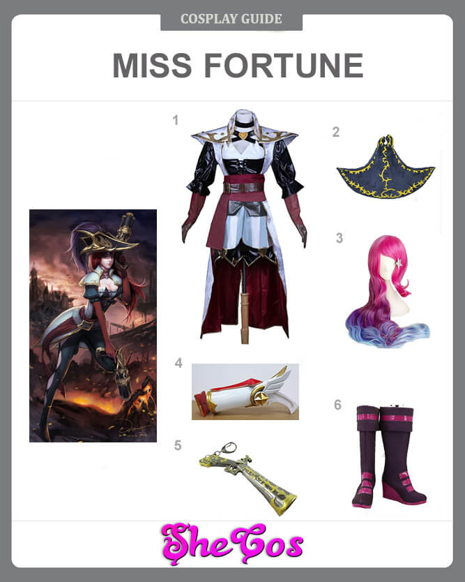 lol Miss Fortune cosplay guide lol Miss Fortune cosplay guide