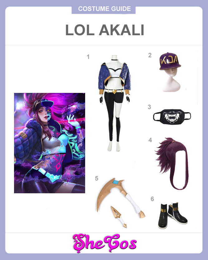 lol akali cosplay guide