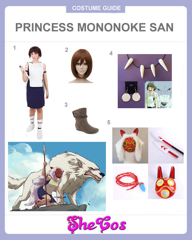 princess mononoke cosplay guide