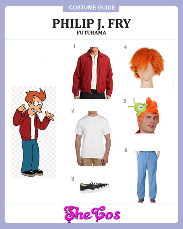 Futurama Fry costume guide