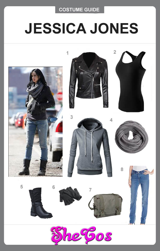 Get Ready to Show Your Power in Jessica Jones Costume | SheCos Blog