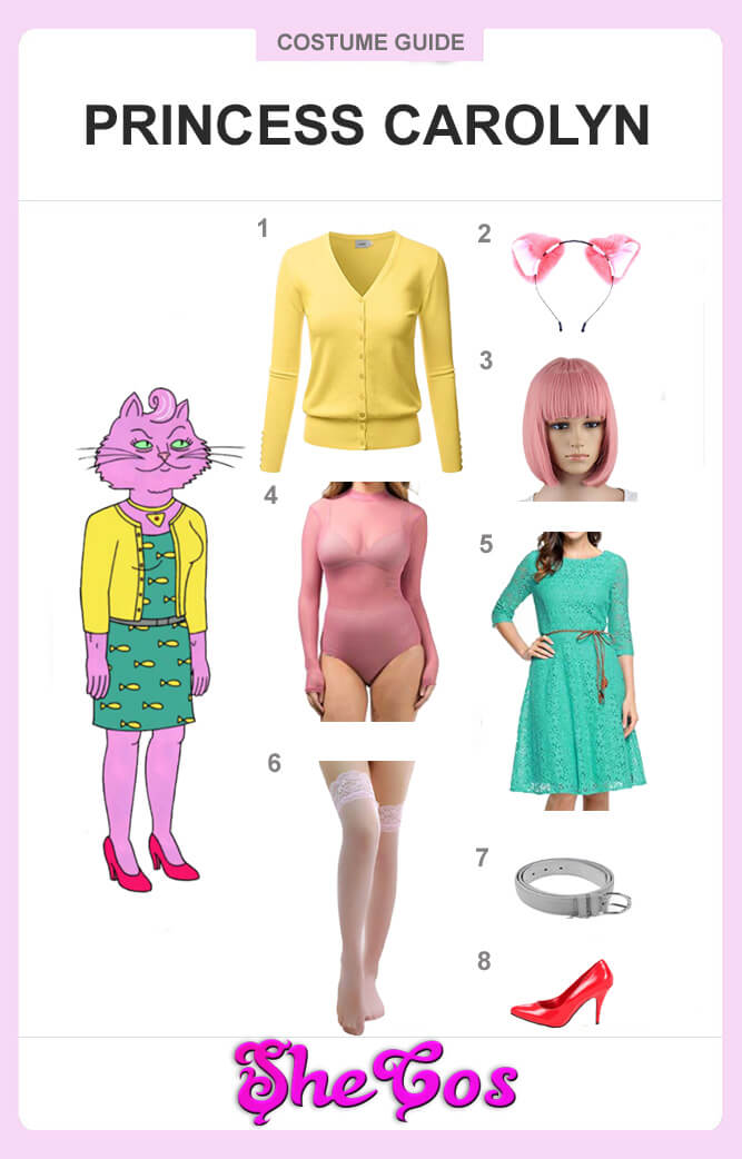 bojack horseman Princess Carolyn costume guide