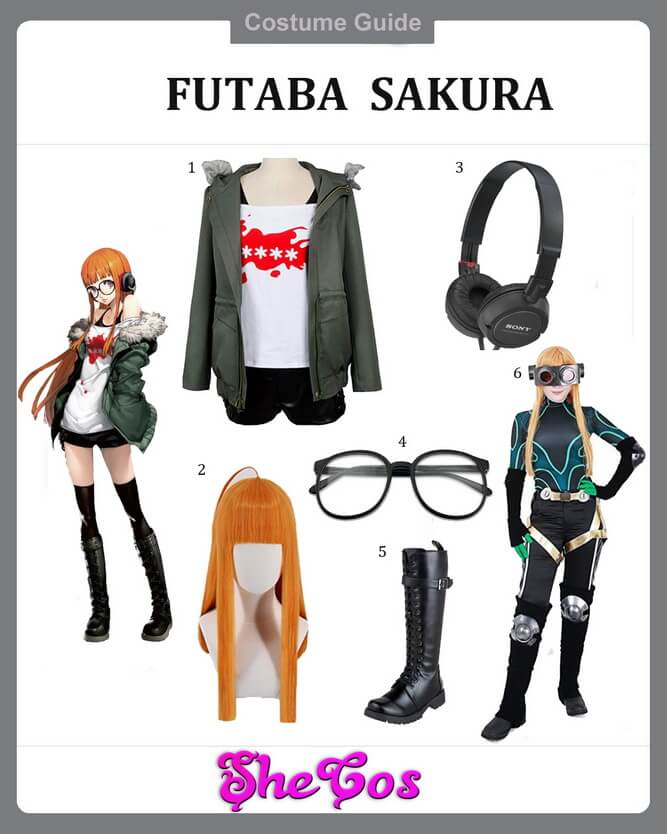 P5 futaba sakura cosplay ideas