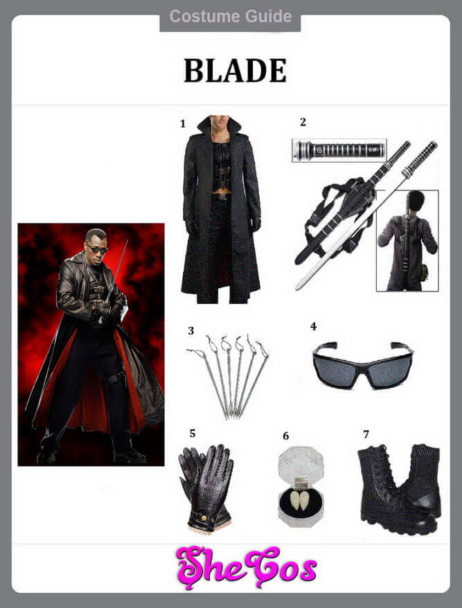 blade costume guide