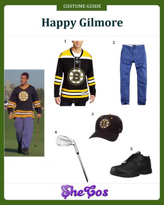 FROM ANOTHER on Instagram: Here's an outfit idea if your inspo is Adam  Sandler from Happy Gilmore, or if you're simply just a Bruins fan! . Shop  this entire outfit over at