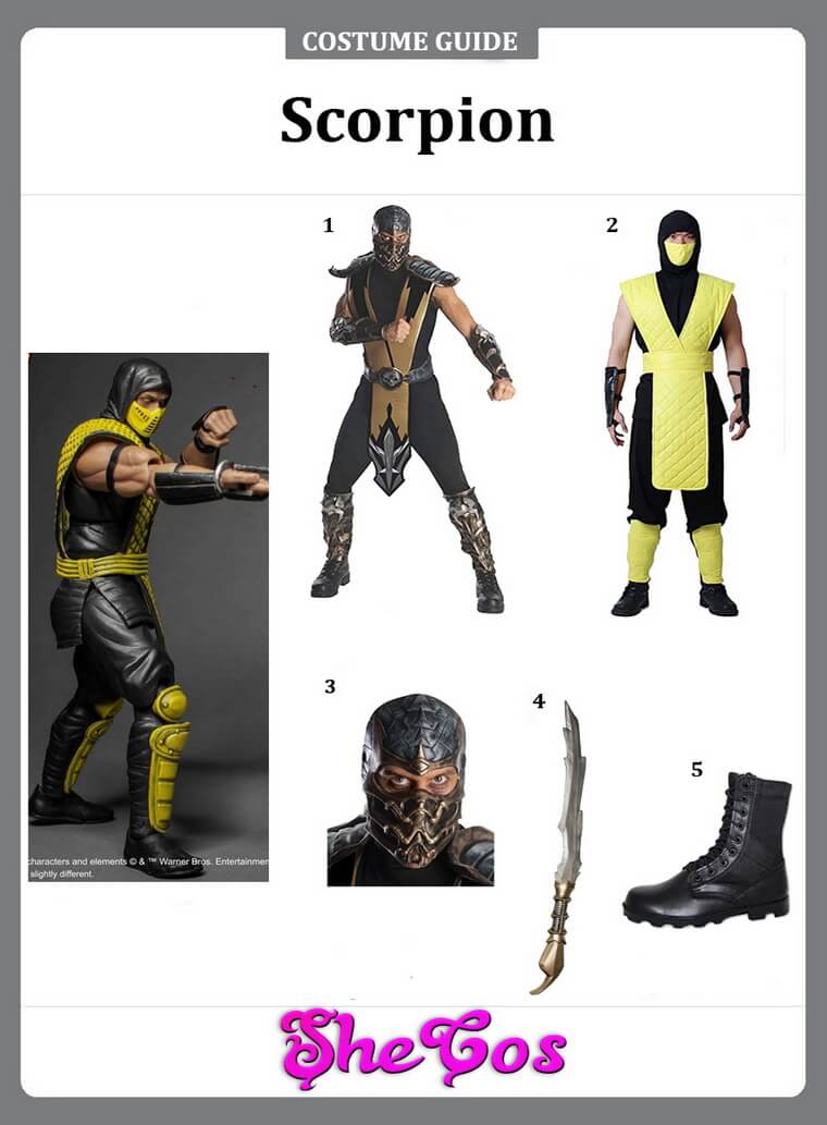 Scorpion costume ideas