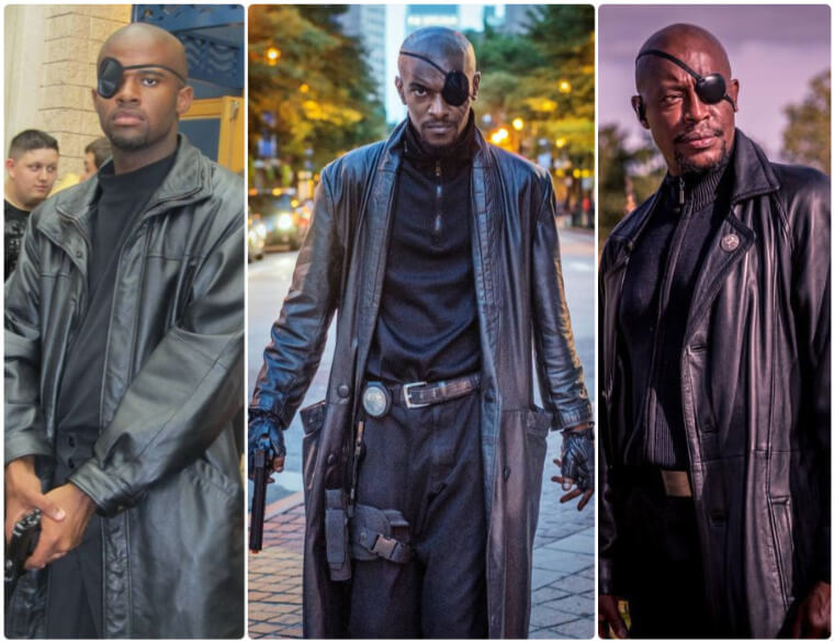 nick fury cosplay costume