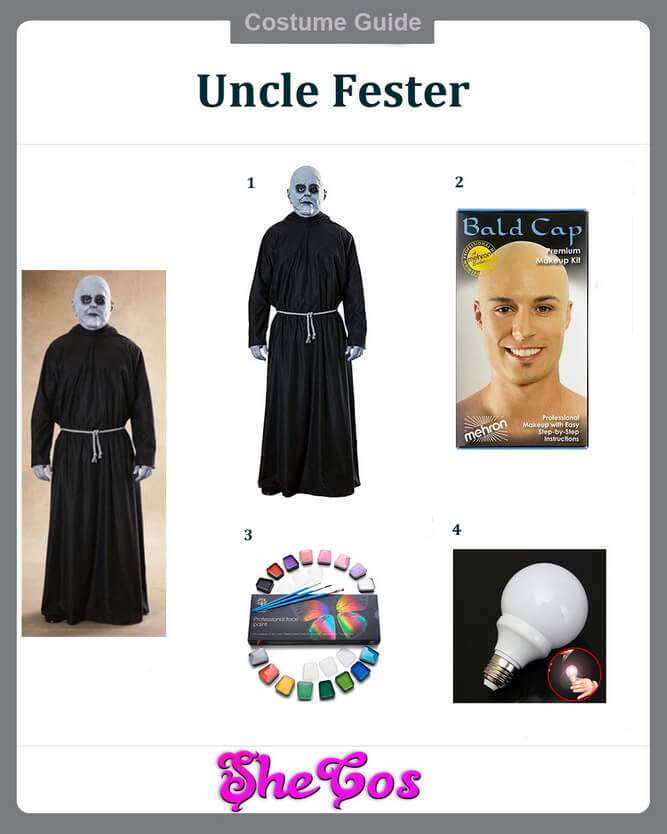 uncle fester costume ideas