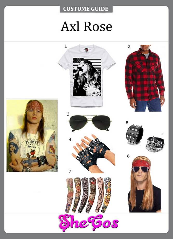 axl rose costume diy