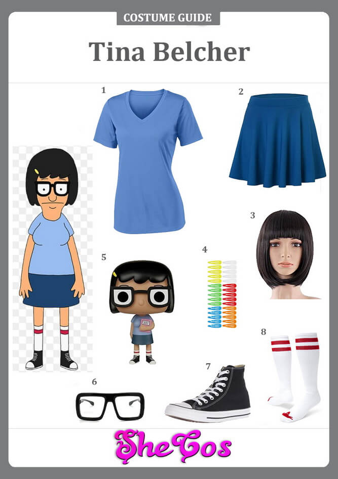 tina belcher costume diy