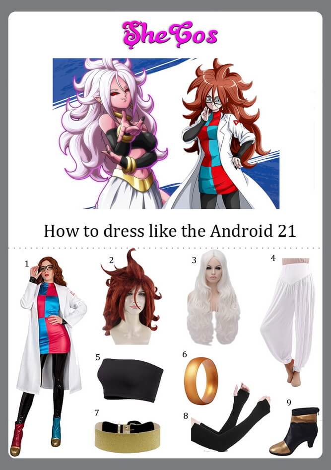 Android 21 cosplay ideas