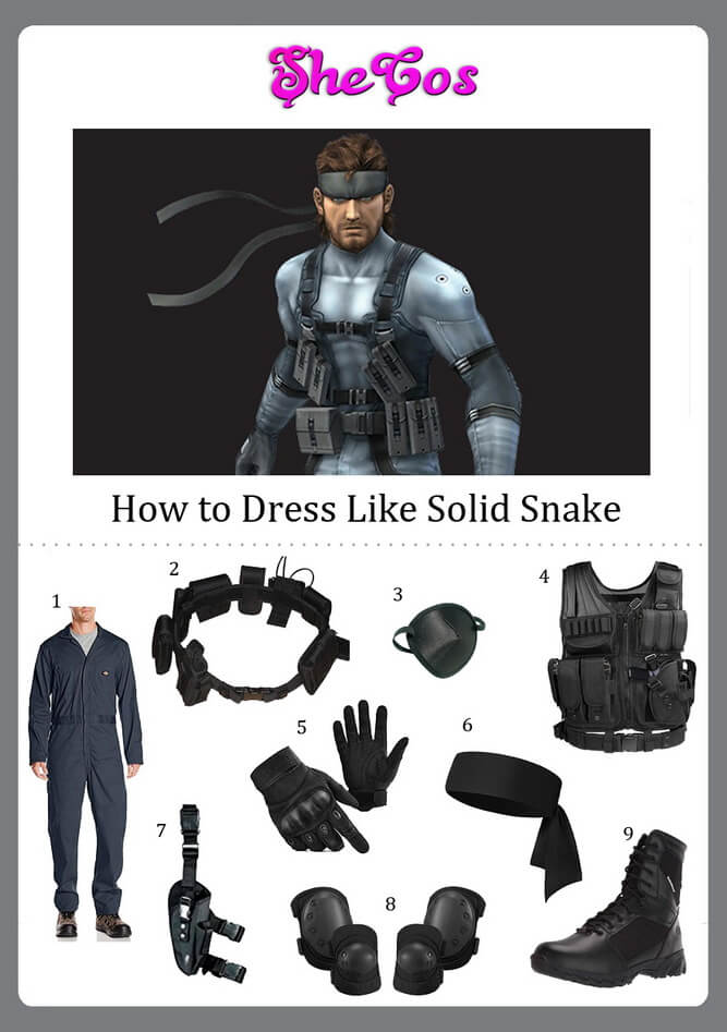 Solid Snake costume diy