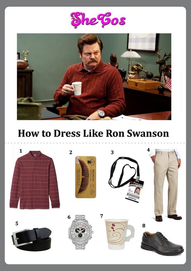 ron swanson costume ideas