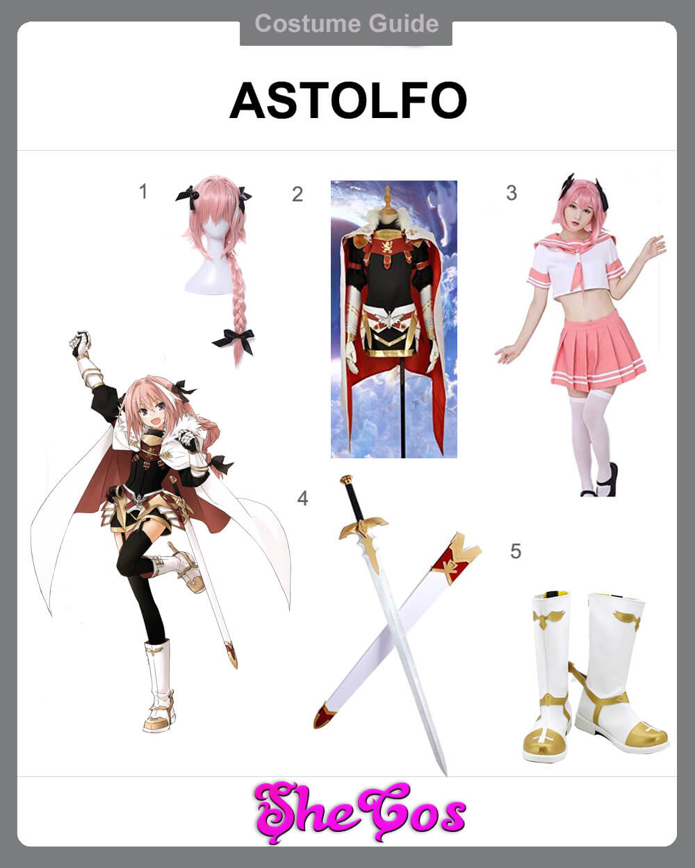 Astolfo Cosplay diy