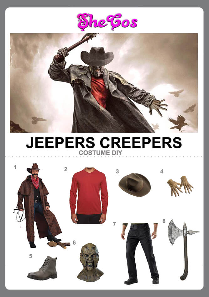 Cómo conseguir tu disfraz de Jeepers Creepers para Halloween