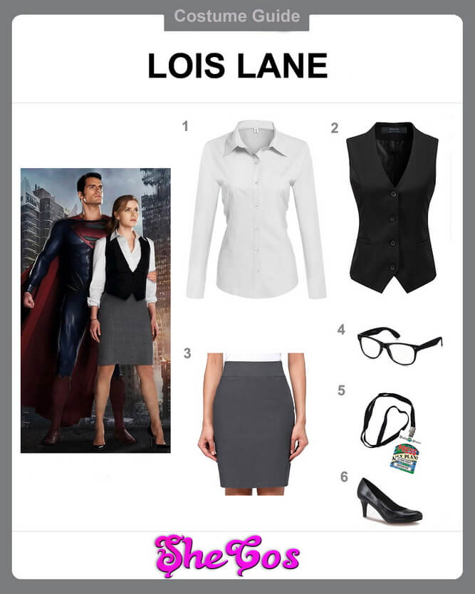 The Creative Ideas to DIY Lois Lane Costume | SheCos Blog