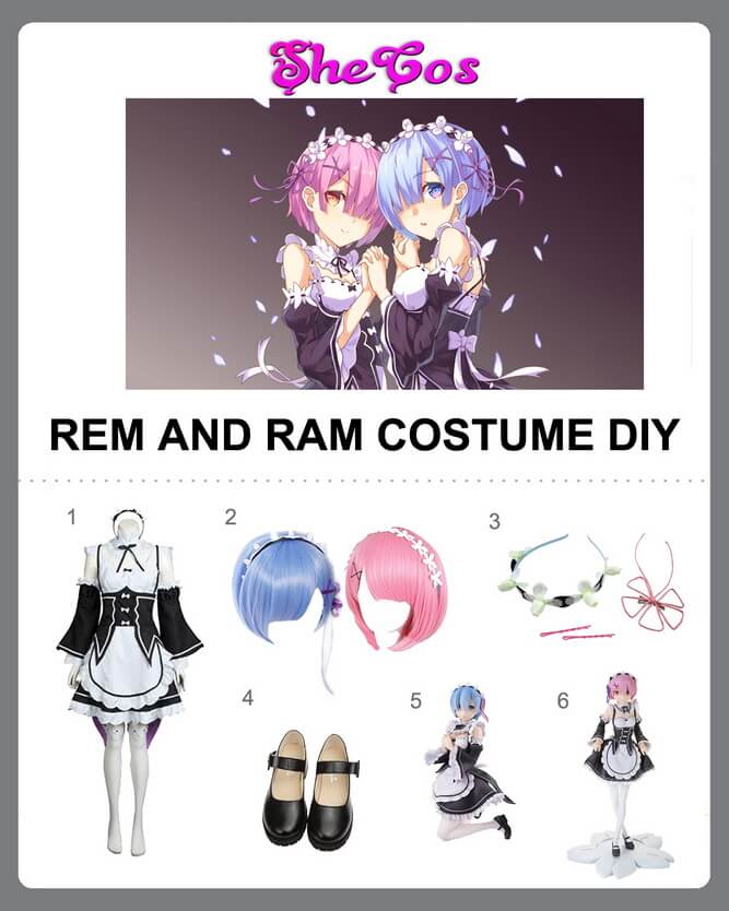ram and rem cosplay diy