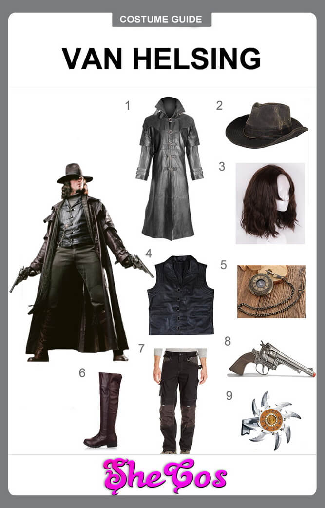 van helsing clothes