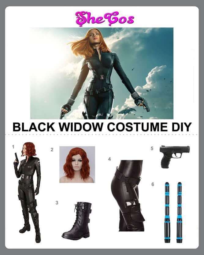 black widow cosplay diy