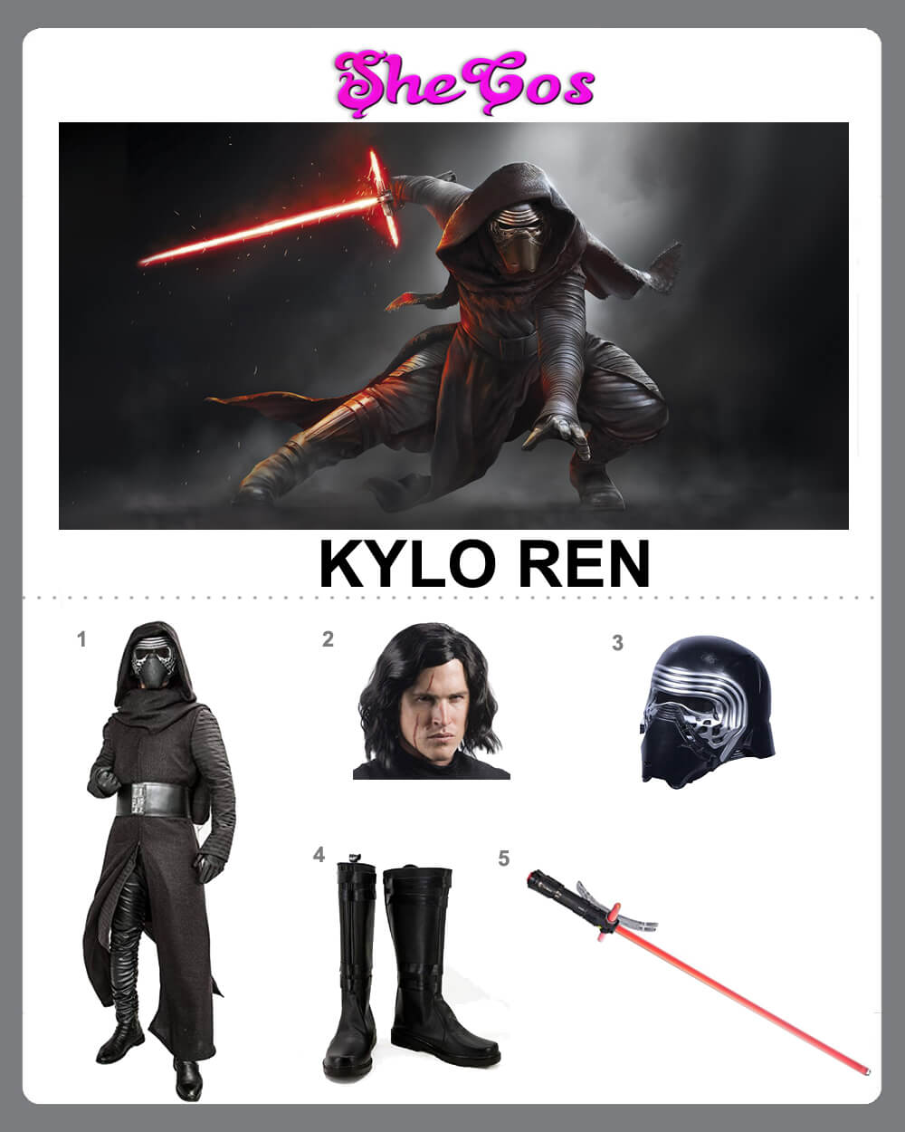 kylo ren costume diy