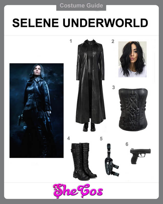 selene underworld costume diy