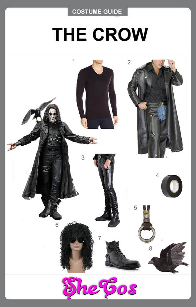 the crow costume diy