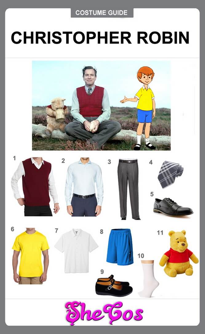 christopher robin costume diy