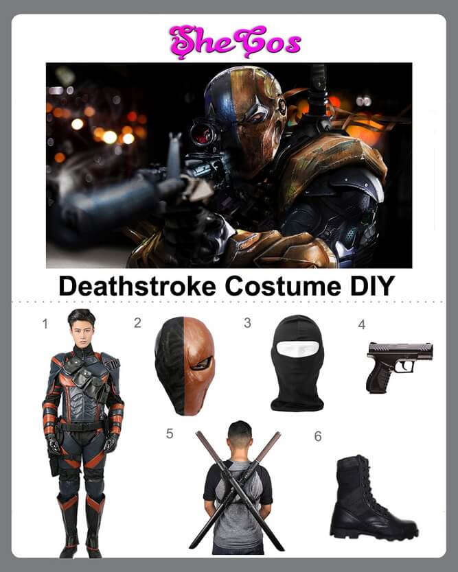 dc deathstroke costume diy