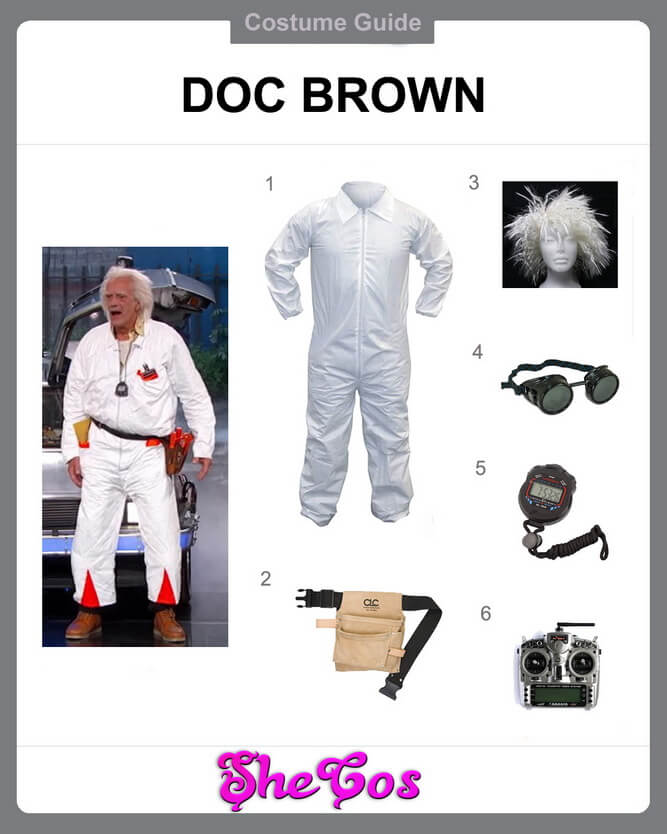 doc brown costume diy